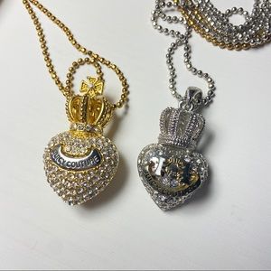 Juicy Coutour Crown Necklace Gold